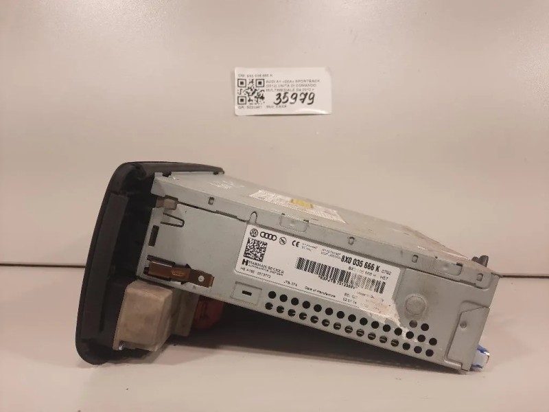 Unita DI Comando Multimediale 8X0 035 666 K Audi A1 8XA Sportback 2012