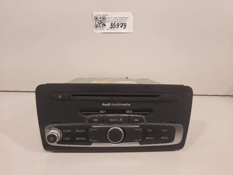 Unita DI Comando Multimediale 8X0 035 666 K Audi A1 8XA Sportback 2012