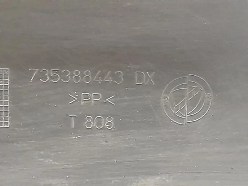 Paraurti Angolare POST DX 735388443 Fiat Doblò III 2010