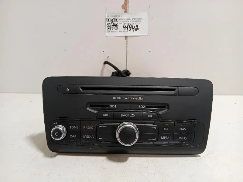 Unita DI Comando Multimediale 8X0 035 192 H Audi A1 8XA Sportback 2012