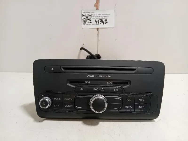 Unita DI Comando Multimediale 8X0 035 192 H Audi A1 8XA Sportback 2012