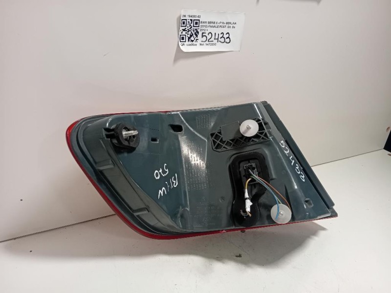 Fanale POST DX 184080-02 Bmw Serie 5 F10 Berlina 2012