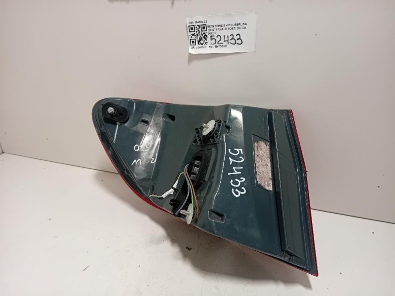 Fanale POST DX 184080-02 Bmw Serie 5 F10 Berlina 2012