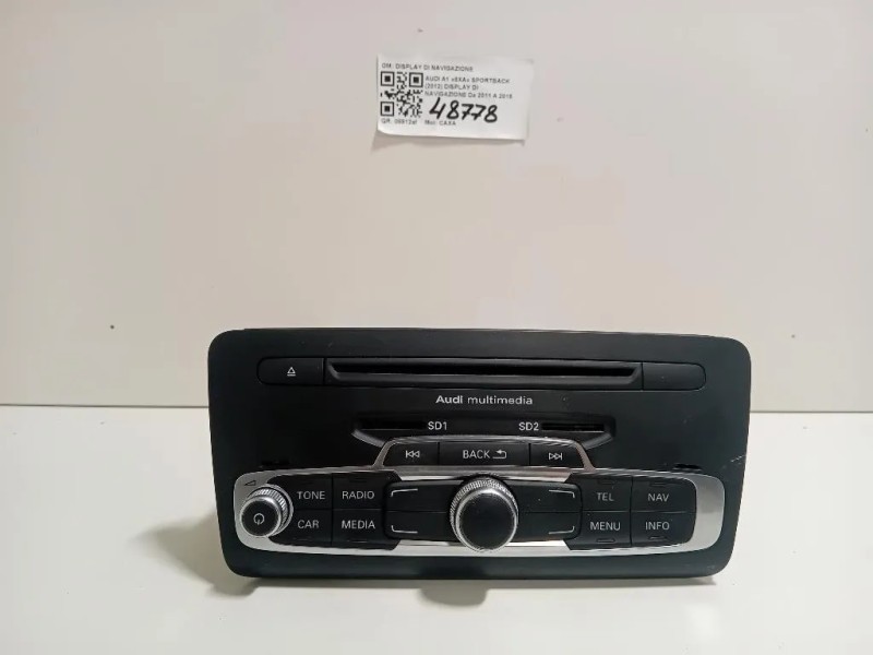 Unita DI Comando Multimediale UNITA DI COMANDO MULTIMEDIALE Audi A1 8XA Sportback 2012