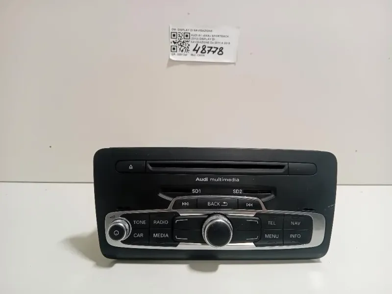Unita DI Comando Multimediale UNITA DI COMANDO MULTIMEDIALE Audi A1 8XA Sportback 2012