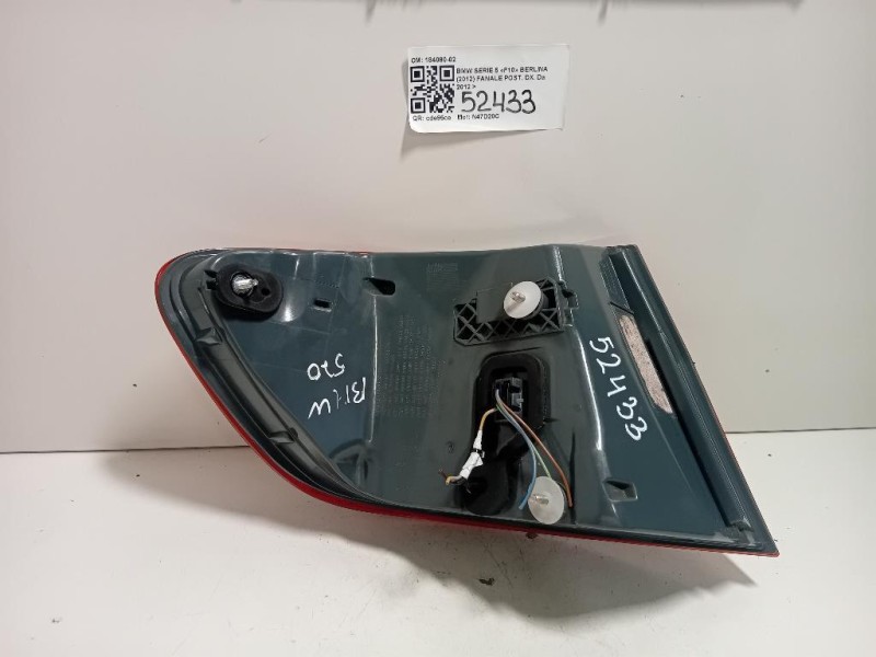 Fanale POST DX 184080-02 Bmw Serie 5 F10 Berlina 2012