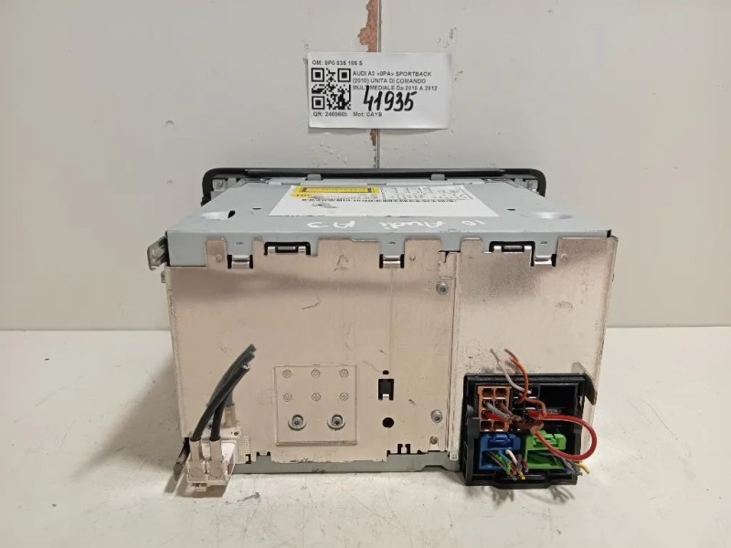 Unita DI Comando Multimediale 8P0 035 186 S Audi A3 8PA Sportback 2010