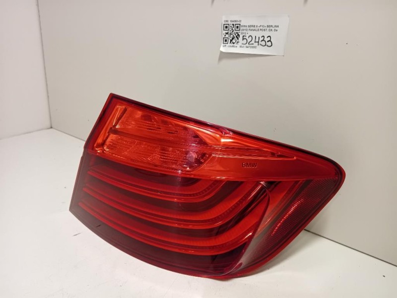Fanale POST DX 184080-02 Bmw Serie 5 F10 Berlina 2012