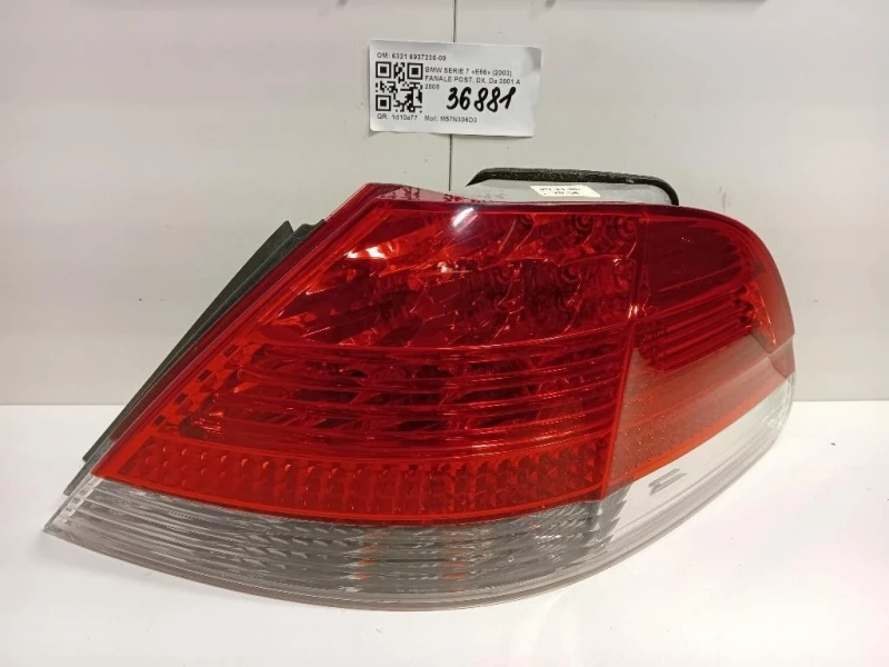 Fanale POST DX 6321 6937236-09 Bmw Serie 7 E66 2003