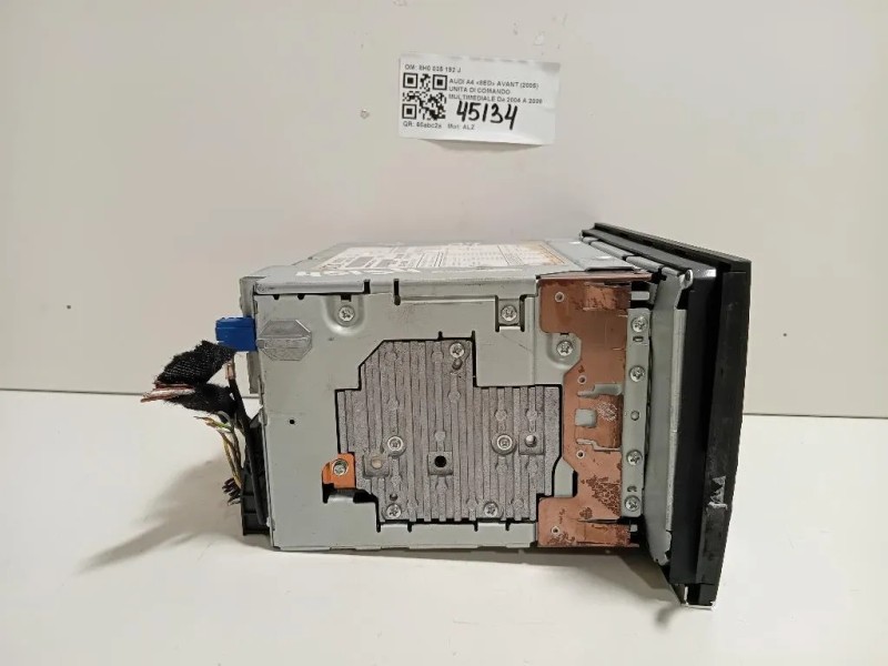 Unita DI Comando Multimediale 8H0 035 192 J Audi A4 8ED Avant 2005