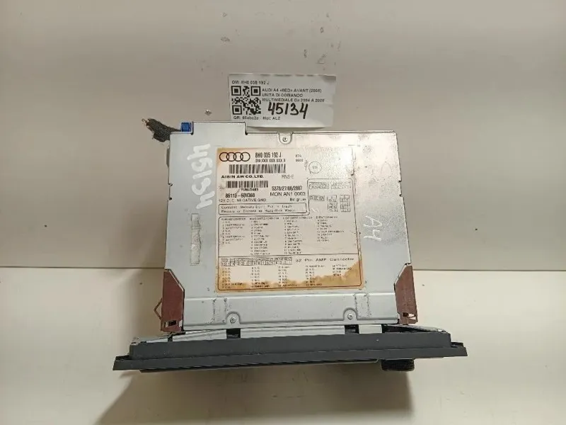 Unita DI Comando Multimediale 8H0 035 192 J Audi A4 8ED Avant 2005