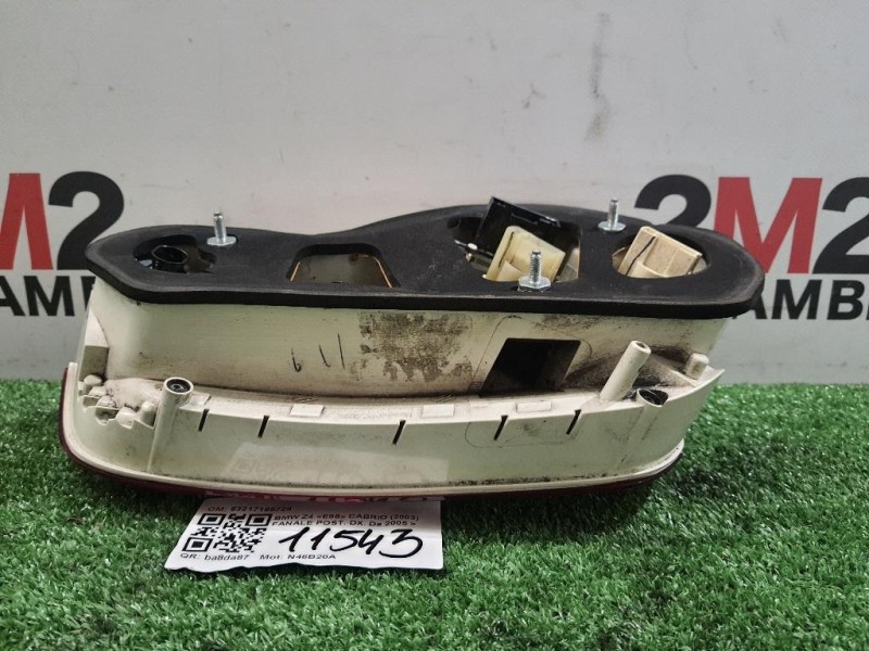 Fanale POST DX 63217165728 Bmw Z4 E85 Cabrio 2003