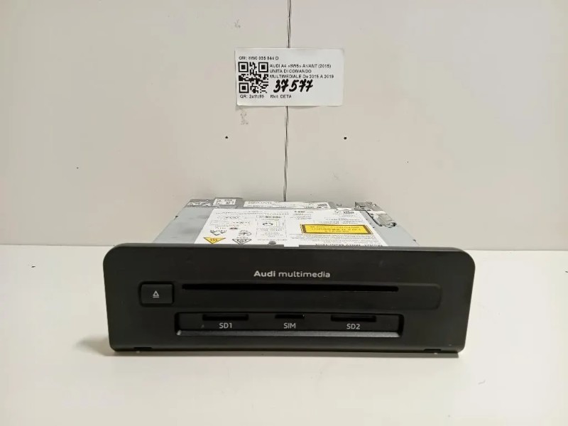 Unita DI Comando Multimediale 8W0035044D Audi A4 8W5 Avant 2015