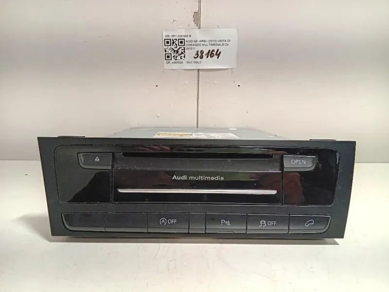 Unita DI Comando Multimediale 8R1035666B Audi Q5 8RB 2012