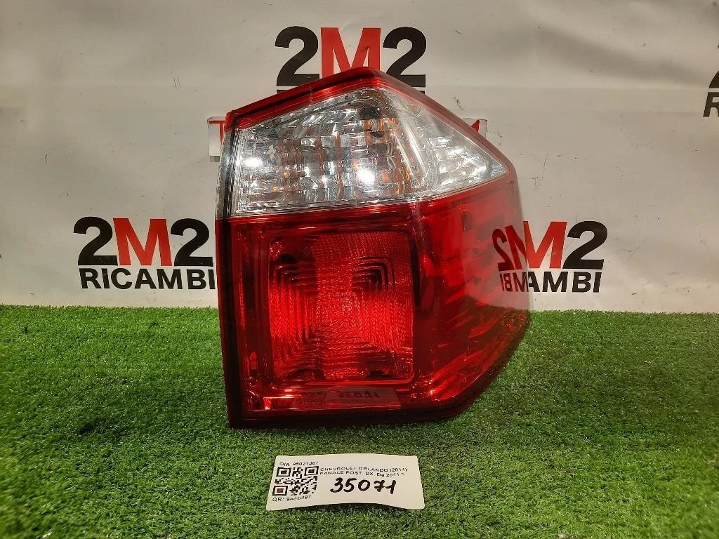 Fanale POST DX 95021467 Chevrolet Orlando 2011