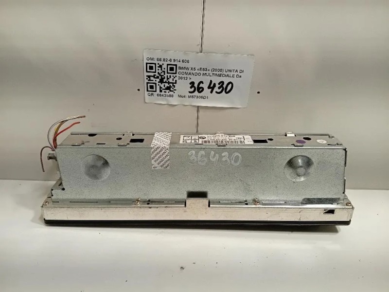 Unita DI Comando Multimediale 6582-6 914 606 Bmw X5 E53 2000