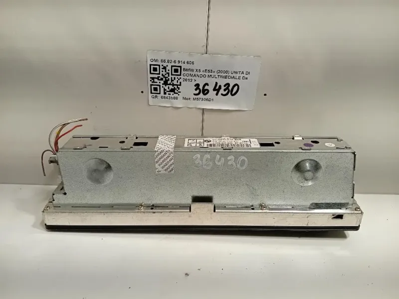 Unita DI Comando Multimediale 6582-6 914 606 Bmw X5 E53 2000