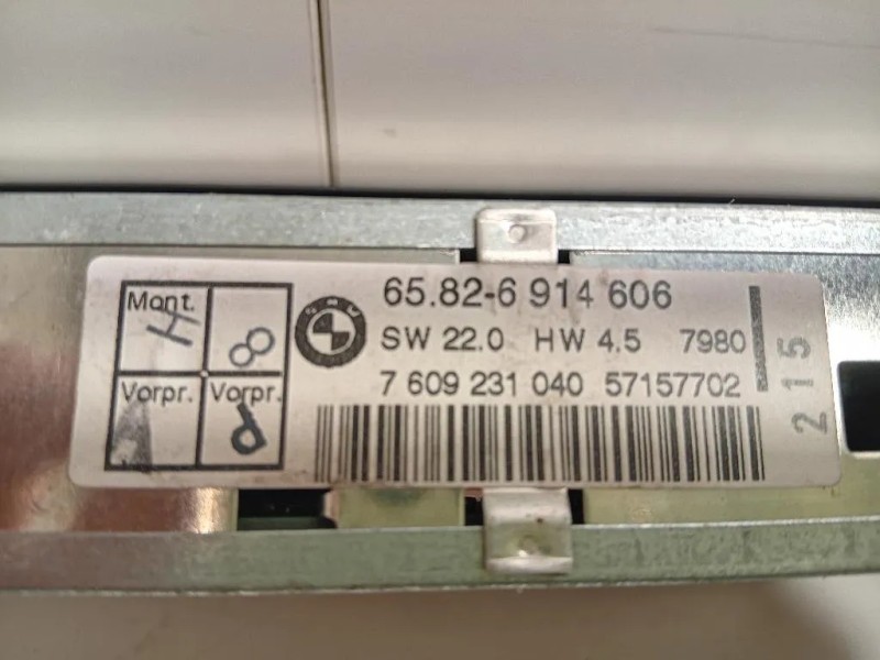 Unita DI Comando Multimediale 6582-6 914 606 Bmw X5 E53 2000