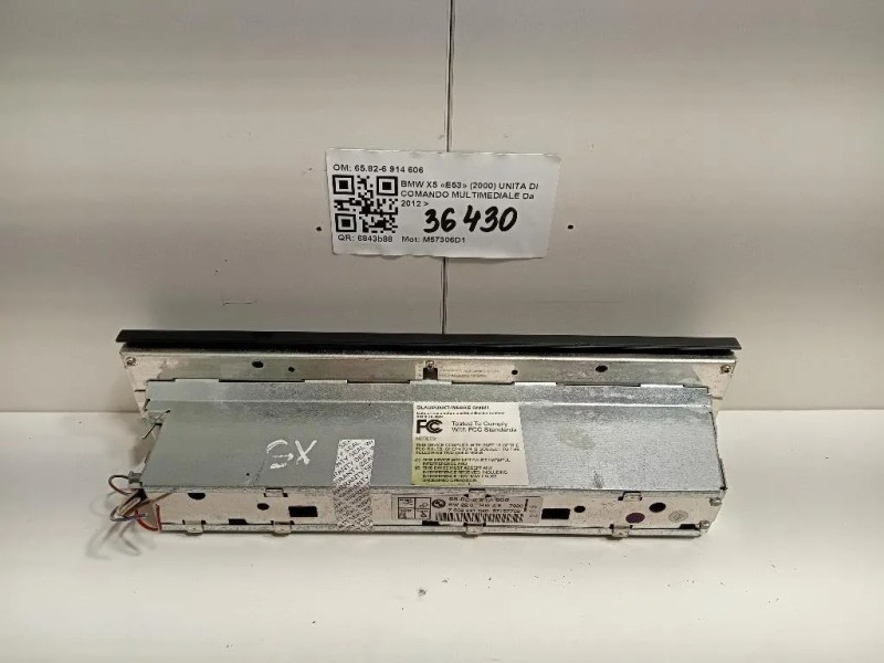 Unita DI Comando Multimediale 6582-6 914 606 Bmw X5 E53 2000