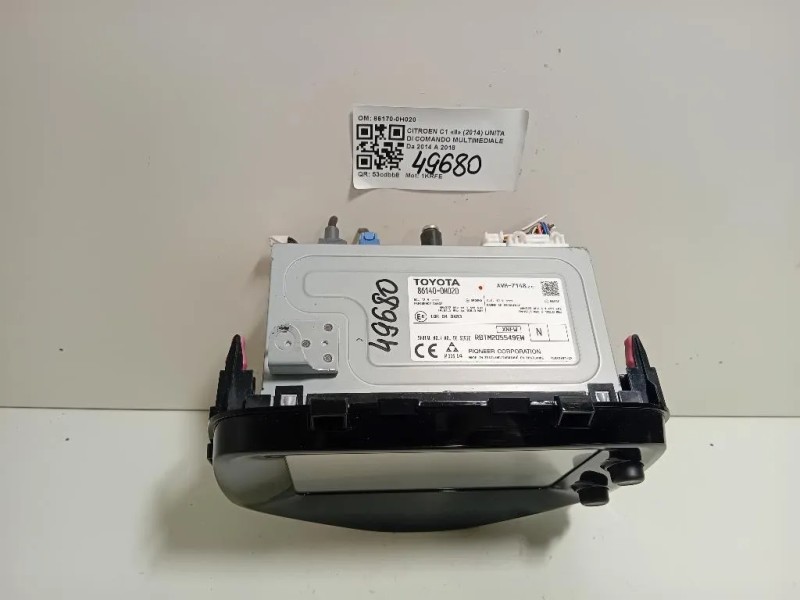 Unita DI Comando Multimediale 86170-0H020 Citroen C1 II 2014
