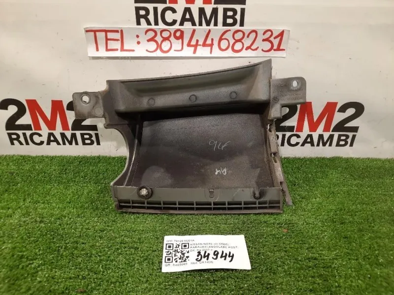 Paraurti Angolare POST DX 78128 9U01A Nissan NOTE I 2006