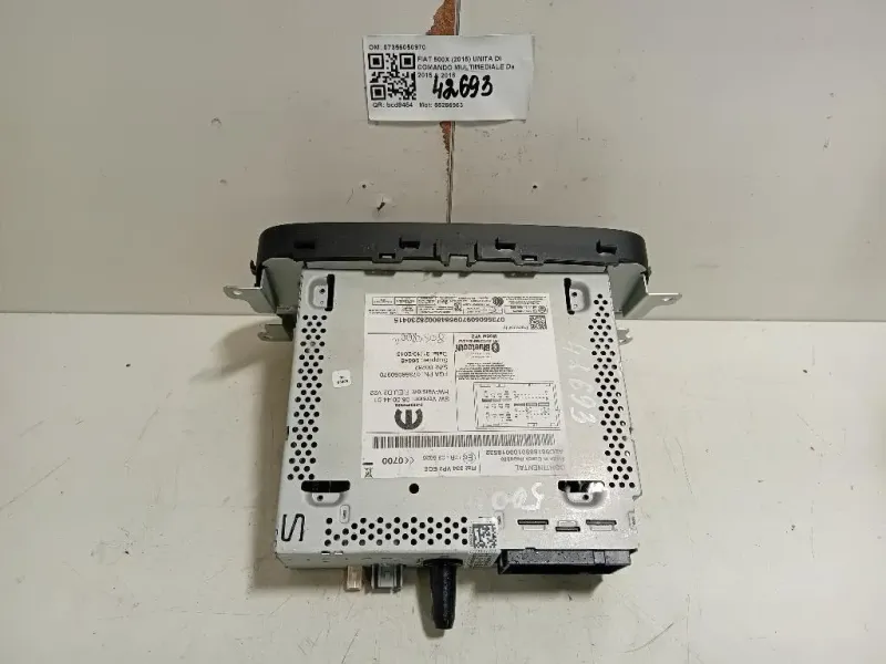 Unita DI Comando Multimediale 07356050970 Fiat 500X 2015