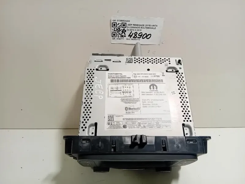 Unita DI Comando Multimediale 07356524230 Jeep Renegade 2015