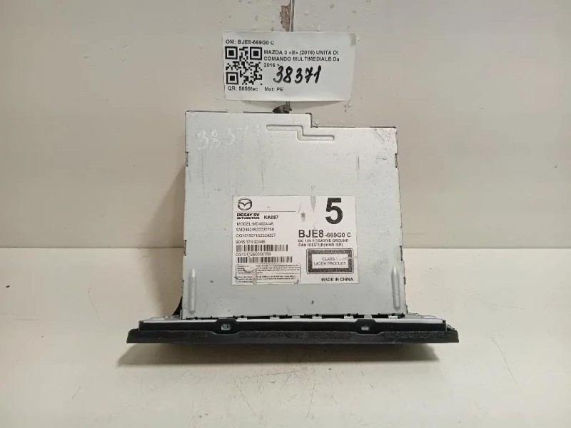 Unita DI Comando Multimediale BJE8669G0C Mazda 3 III 2016