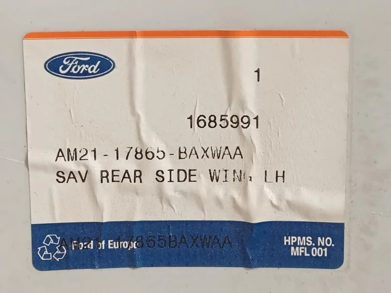 Paraurti Angolare POST SX PARAURTI ANGOLARE POST SX Ford S-max I 2010