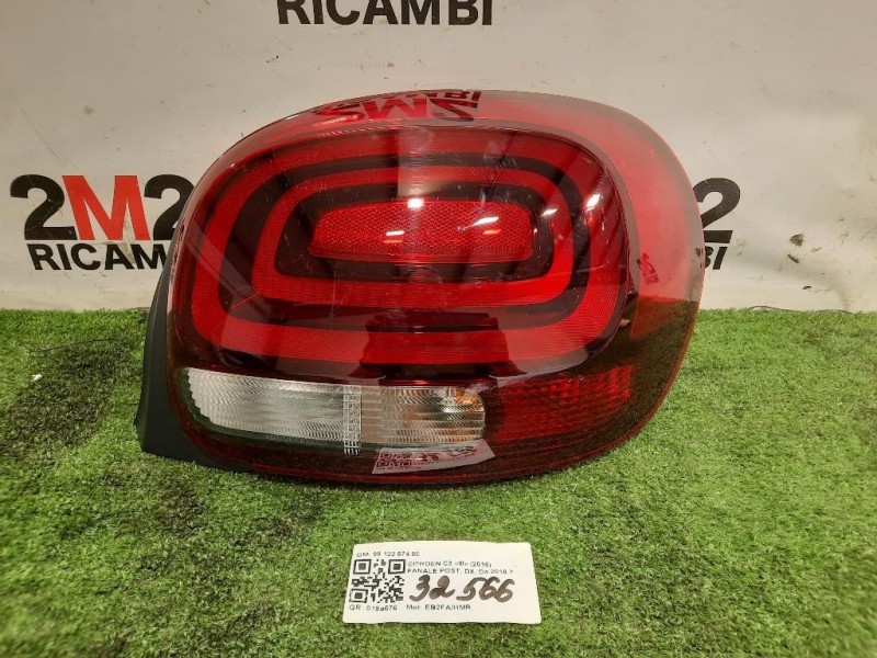Fanale POST DX 98 122 574 80 Citroen C3 III 2016