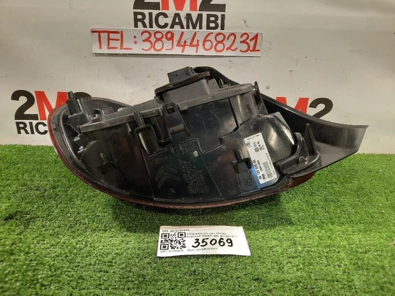 Fanale POST DX 9812257680 Citroen C3 III 2016