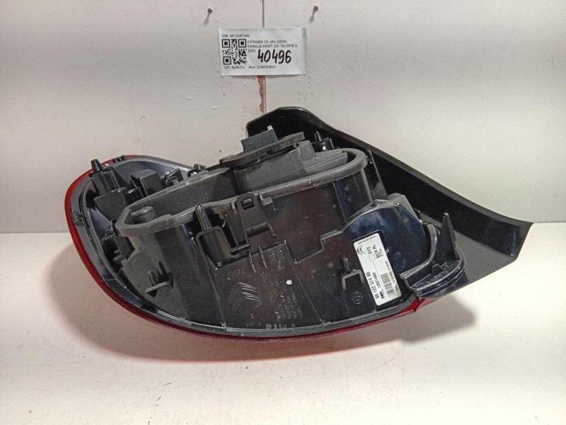 Fanale POST DX 9812257480 Citroen C3 III 2016