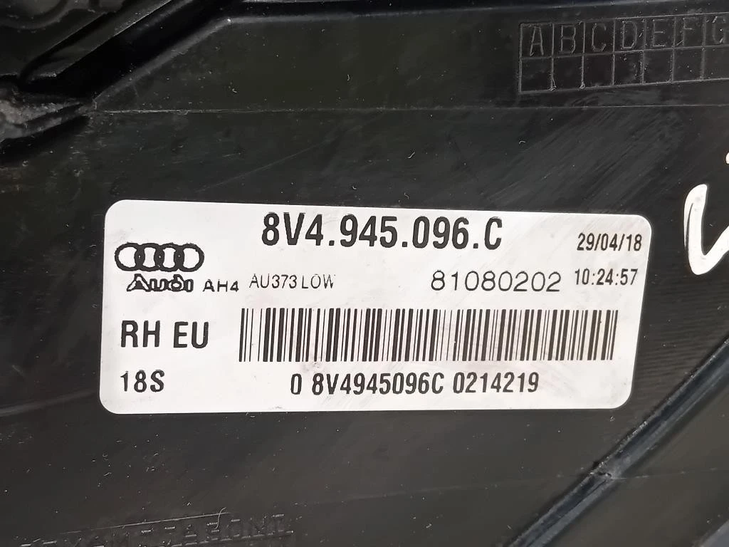 Fanale POST DX 8V4 945 096 C Audi A3 8VA Sportback 2012