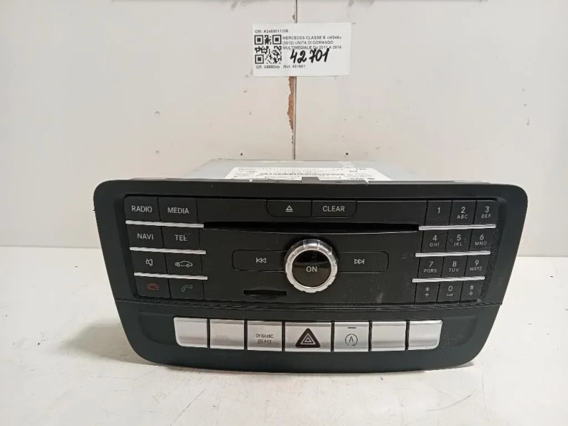 Unita DI Comando Multimediale A2469011106 Mercedes Classe B W246 2012