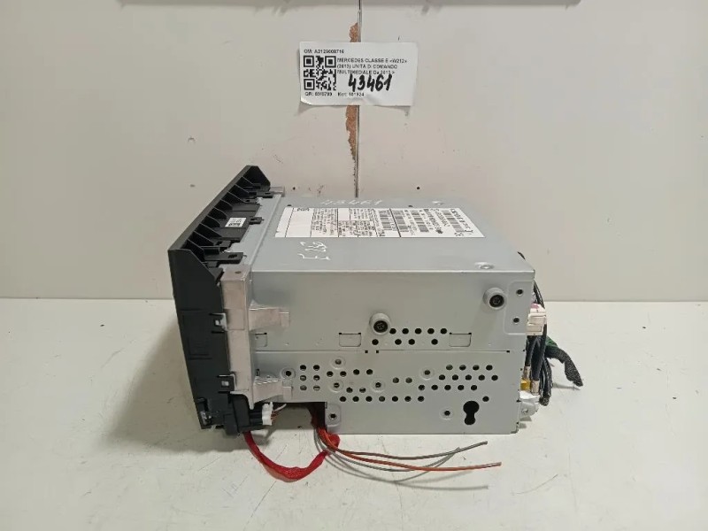 Unita DI Comando Multimediale A2129008716 Mercedes Classe E W212 2013