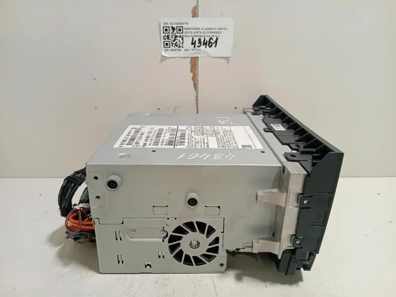 Unita DI Comando Multimediale A2129008716 Mercedes Classe E W212 2013