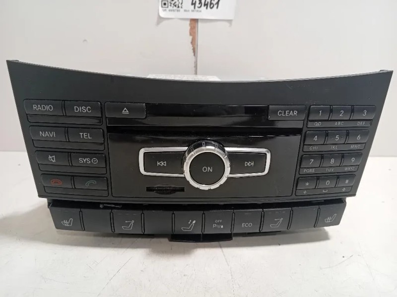 Unita DI Comando Multimediale A2129008716 Mercedes Classe E W212 2013