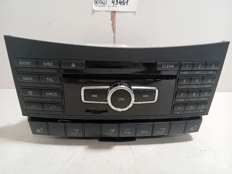 Unita DI Comando Multimediale A2129008716 Mercedes Classe E W212 2013