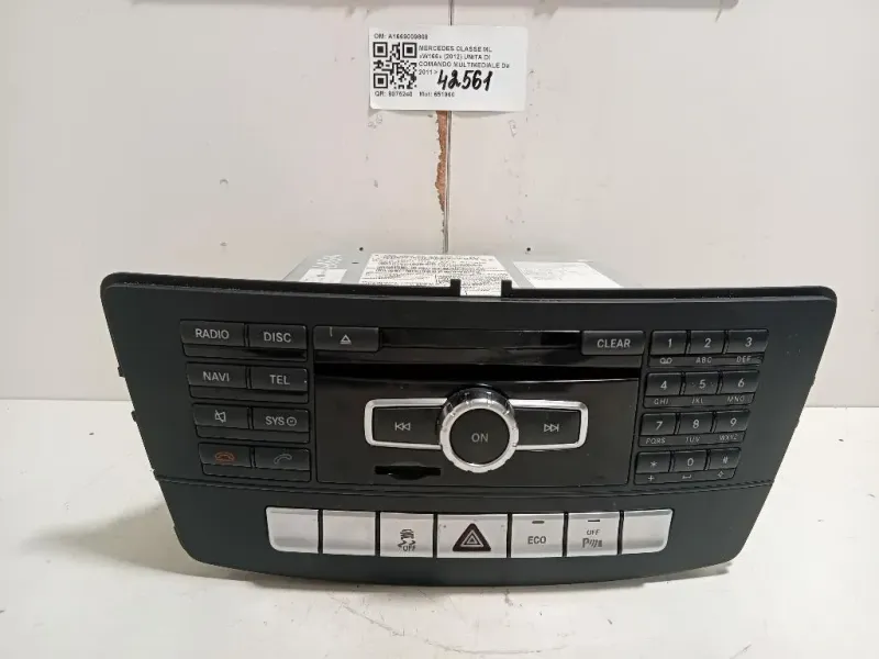 Unita DI Comando Multimediale A1669009808 Mercedes Classe ML W166 2012