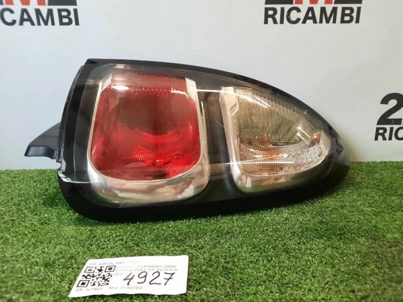 Fanale POST DX 6351GL 9681749180 DX Citroen C3 Picasso 2009
