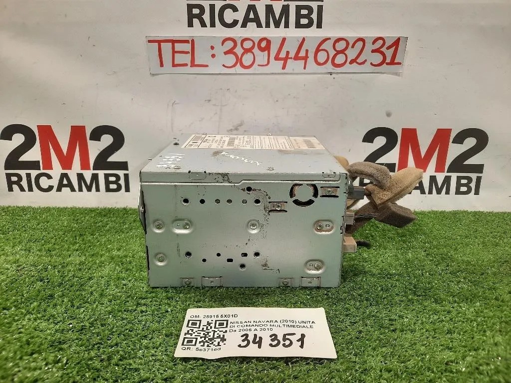 Unita DI Comando Multimediale 25915 5X01D Nissan Navara 2010