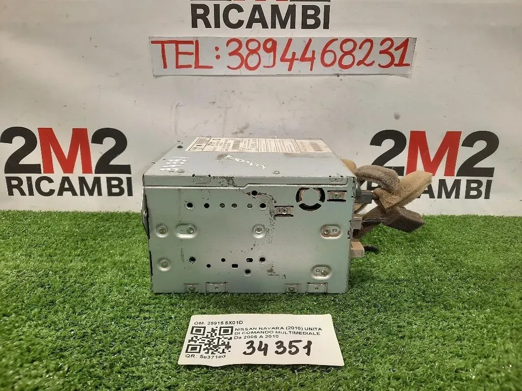 Unita DI Comando Multimediale 25915 5X01D Nissan Navara 2010