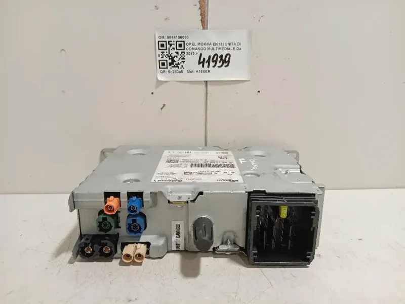 Unita DI Comando Multimediale 9844106080 Opel Mokka 2013