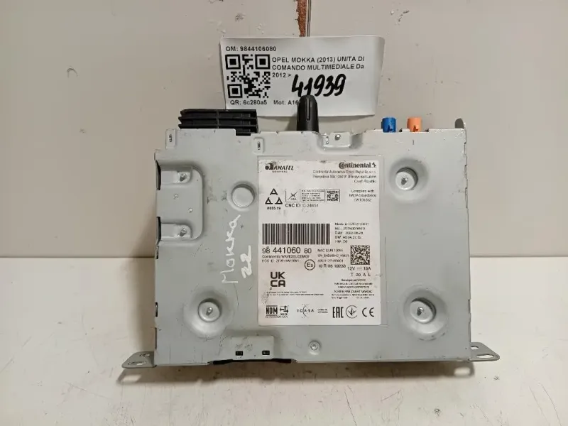 Unita DI Comando Multimediale 9844106080 Opel Mokka 2013