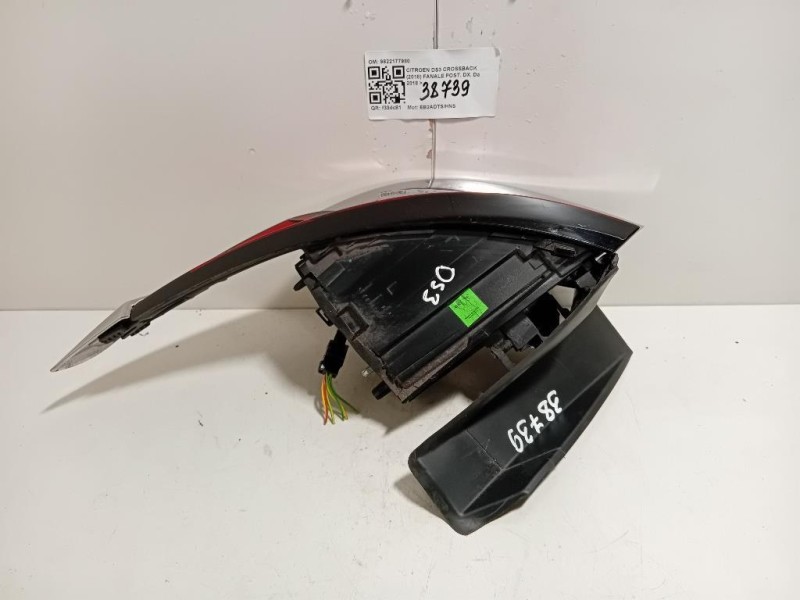 Fanale POST DX 9822177980 Citroen DS3 Crossback 2018