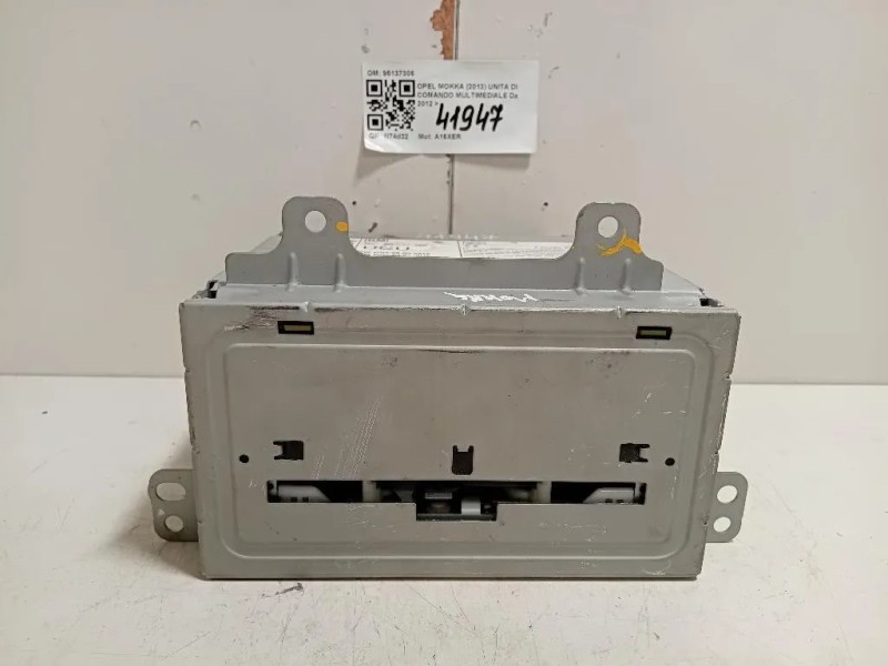 Unita DI Comando Multimediale 95137306 Opel Mokka 2013