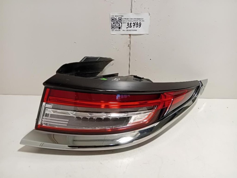 Fanale POST DX 9822177980 Citroen DS3 Crossback 2018