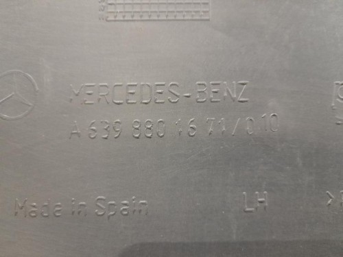 Paraurti Angolare POST SX A6398801671 Mercedes VITO W639 2004