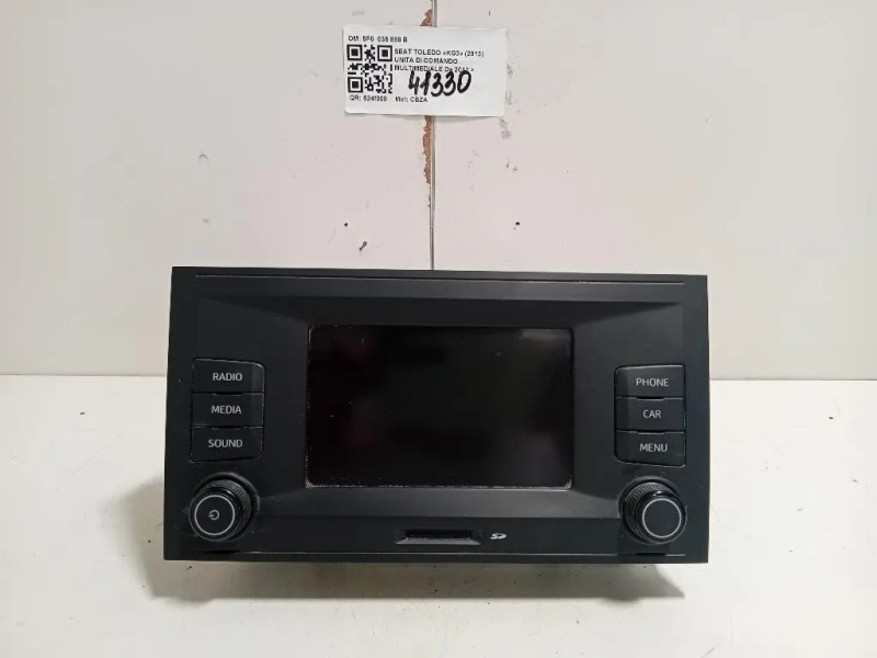 Unita DI Comando Multimediale 5F0 035 888 B Seat Toledo KG3 2013