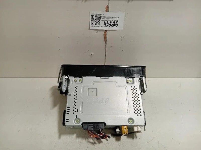 Unita DI Comando Multimediale 6V0 035 869 H Skoda Fabia NJ3 2018